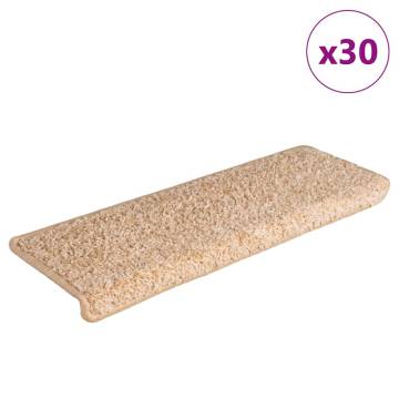 Gold Stair Mats (30 pcs) - Non-Slip & Washable | Hipomarket