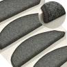 Stair Mats 30 pcs Dark Grey 56x17x3 cm - Non-Slip Protection