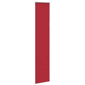 Red Blackout Roller Blind 40x230 cm | Stylish & Functional