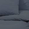 Duvet Cover Set Anthracite 155x220 cm Cotton | Hipomarket