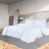 White Cotton Duvet Cover Set 200x200 cm | Hipomarket UK