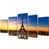 Canvas Wall Print Set Eiffel Tower 100 x 50 cm Size 100 x 50 cm Quantity in Package 1 Type of print eiffel tower 