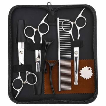 7 Piece Dog Grooming Scissors Set - Stainless Steel | HipoMarket