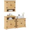  3 Piece Bathroom Furniture Set Corona Solid Wood Pine Model bathroom shelf cabinet + sink cabinet + wall cabinet Number of 1 