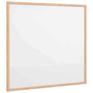 Magnetic Whiteboard with Pine Wood Frame - 60x55 cm | Hipo Market