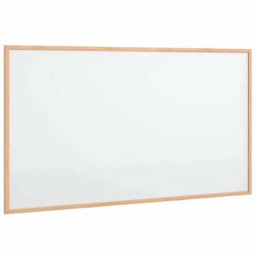 Magnetic Whiteboard with Solid Pine Frame - 100x55 cm