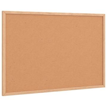 Cork Board with Solid Pine Frame - 60x40 cm | HipoMarket