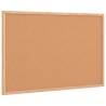 Cork Board with Solid Pine Frame - 60x40 cm | HipoMarket