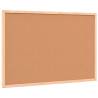 Cork Board with Solid Pine Frame - 60x40 cm | HipoMarket