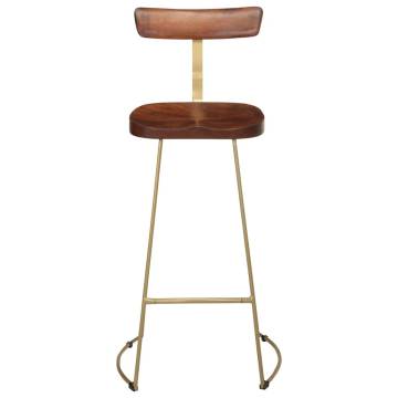 Bar Stools 2 pcs Solid Wood Mango - Modern Design