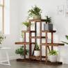 Flower Stand 110x25x96 cm | Durable Solid Wood Fir Display