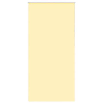 Blackout Roller Blind Yellow 110x210 cm | Durable & Stylish