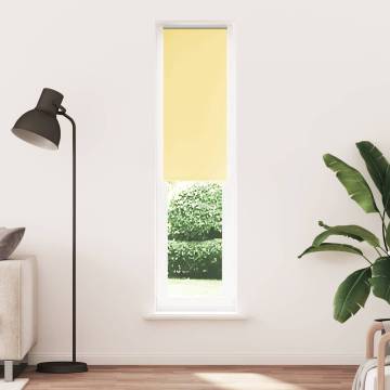 Yellow Roller Blind Blackout 40x210 cm | HipoMarket UK