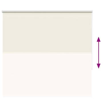 Roller Blind Blackout Off White 155x130 cm - Stylish & Durable