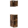 Garage Cabinets - 2 pcs Smoked Oak Engineered Wood | HipoMarket