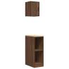 Garage Cabinets 2 pcs Brown Oak Engineered Wood | HipoMarket