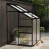 Anthracite Aluminium Greenhouse 2.7 m³ | Hipomarket UK