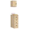 Garage Cabinets 2 pcs Sonoma Oak - Organize Your Space