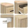 Garage Cabinets 2 pcs Sonoma Oak - Organize Your Space