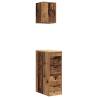 Garage Cabinets 2 pcs - Old Wood Engineered Wood Storage