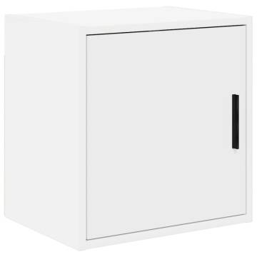 Garage Cabinets 2 pcs - White Engineered Wood | Hipo Market