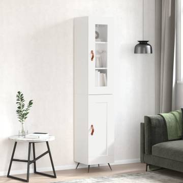 Highboard High Gloss White - Stylish Storage Solution | HipoMarket