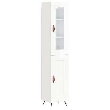 Highboard High Gloss White - Stylish Storage Solution | HipoMarket