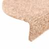 Stair Mats Self-Adhesive Brown 30 pcs | HipoMarket UK