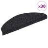  Stair Mats Self-adhesive 30 pcs Black 65x21x4 cm Colour black Size 65 x 21 x 4 cm Quantity in Package 30 