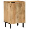 Elegant Brown Bathroom Cabinet | Solid Mango Wood Furniture