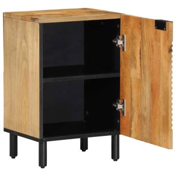 Elegant Brown Bathroom Cabinet | Solid Mango Wood Furniture