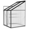 Anthracite Aluminium Greenhouse 2.7 m³ | Hipomarket UK