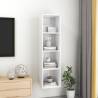 High Gloss White Wall-Mounted TV Cabinet | 37x37x142.5 cm