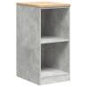 Garage Cabinets 2 pcs in Concrete Grey - Durable & Spacious