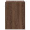 Garage Wall Cabinet - Brown Oak Engineered Wood | Hipo Market