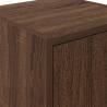 Garage Wall Cabinet - Brown Oak Engineered Wood | Hipo Market