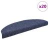  Stair Mats Self-adhesive 20 pcs Blue 65x21x4 cm Colour blue Size 65 x 21 x 4 cm Quantity in Package 20 