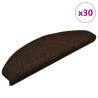 Stair Mats Self-adhesive - 30 pcs Brown 65x21x4 cm | HipoMarket