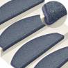 Stair Mats 30 pcs - Dark Grey & Blue | 65x24x4 cm - HipoMarket