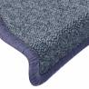 Stair Mats 30 pcs - Dark Grey & Blue | 65x24x4 cm - HipoMarket