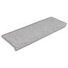 Self-Adhesive Stair Mats - 30 Pcs Sisal-Look Platina