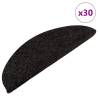  Stair Mats Self-adhesive 30 pcs Black 56x17x3 cm Colour black Size 56 x 17 x 3 cm Quantity in Package 30 