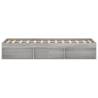 Grey Sonoma Bed Frame 120x200 cm - Modern & Durable Design