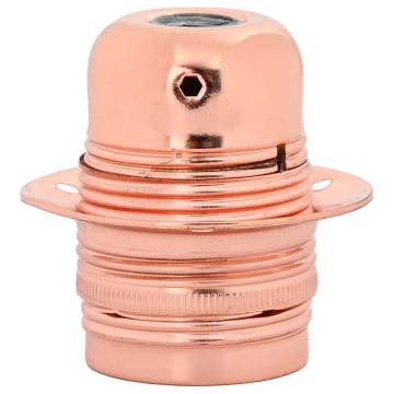 Rose Gold E27 Lamp Holders - Stylish & Durable | Hipomarket