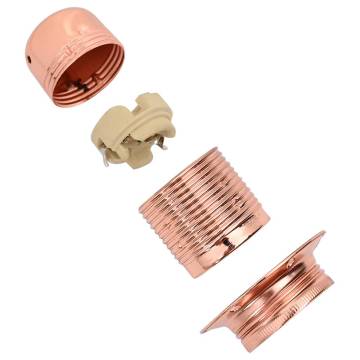 Rose Gold E27 Lamp Holders - Stylish & Durable | Hipomarket