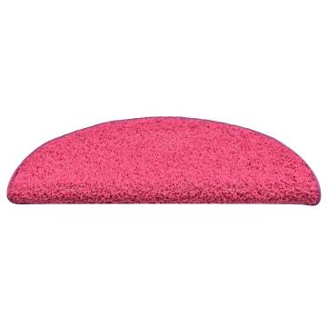 Pink Stair Mats (30 pcs) - Non-Slip, Washable & Stylish