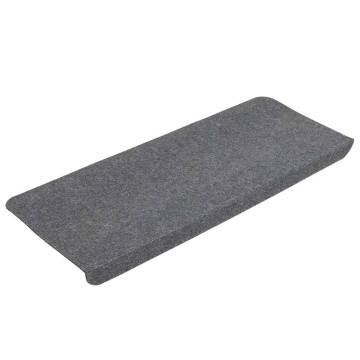 Self-Adhesive Stair Mats - 30 Pcs Grey | HipoMarket