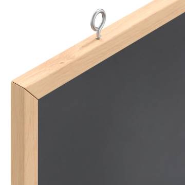 Chalkboard with Solid Pine Frame - 60x40 cm | HipoMarket UK