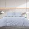 Grey Duvet Cover Set 260x220 cm - Soft Cotton Bedding