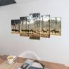 Zebra Canvas Wall Print Set - 200 x 100 cm | HipoMarket